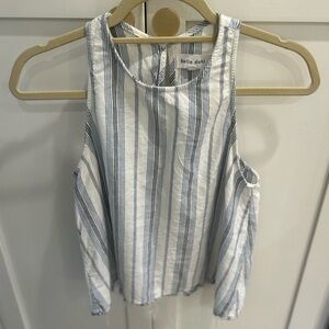 Bella Dahl striped tank (xs) and short (s)set! Linen, casual set or coverup
